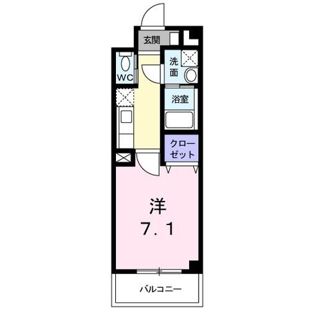 グランディール　飛鳥の物件間取画像